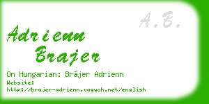 adrienn brajer business card