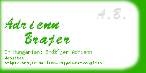 adrienn brajer business card